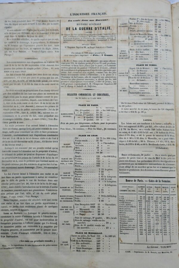 Industriel l'industriel français, journal scientifique, litt- & d'éco 1859-1863 – Image 7