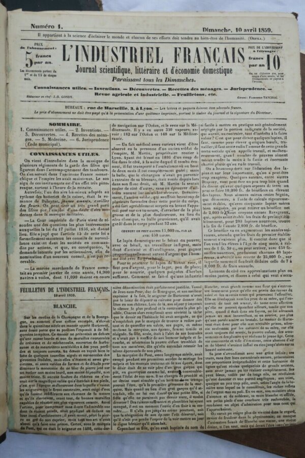 Industriel l'industriel français, journal scientifique, litt- & d'éco 1859-1863 – Image 4