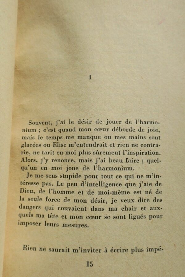 JOUHANDEAU RÉFLEXIONS SUR LA VIE ET LE BONHEUR Gallimard, 1958 – Image 6