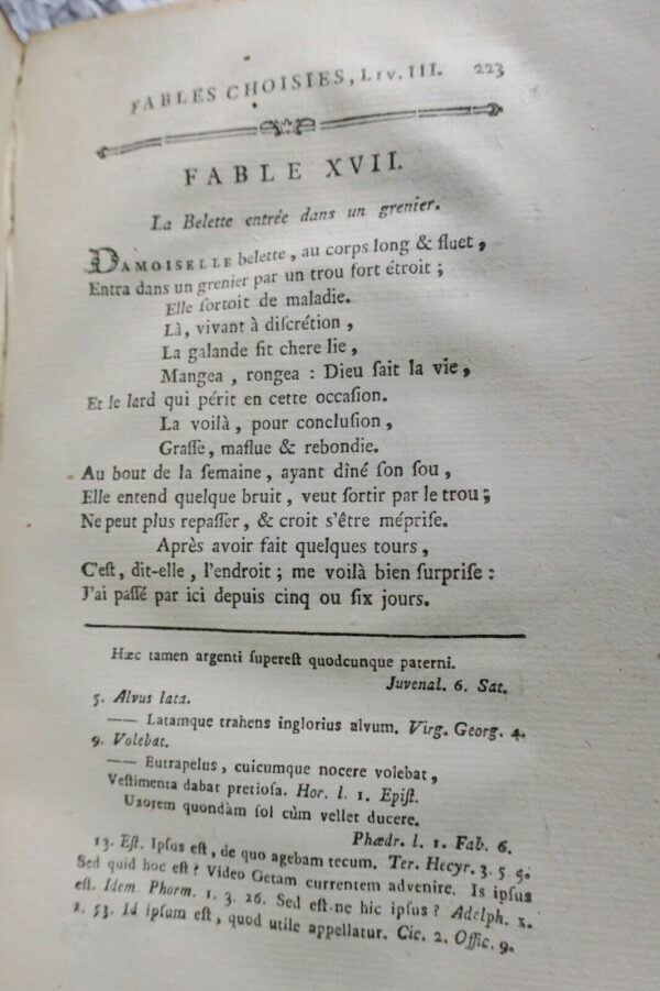 LA FONTAINE Fabulae selectae 1775 – Image 4