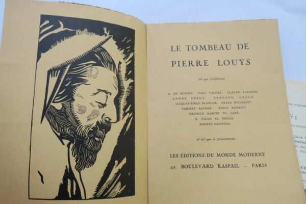 LOUYS Le tombeau de Pierre Louÿs ex. H.C. – Image 9