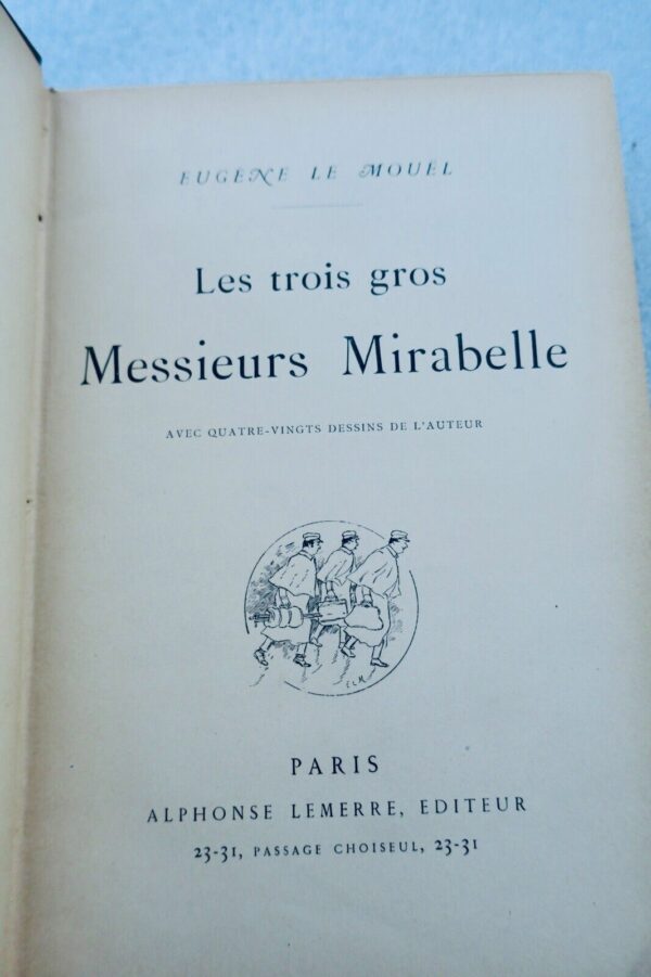 Le Mouël (Eugène) Les trois gros messieurs Mirabelle. 1893 – Image 3