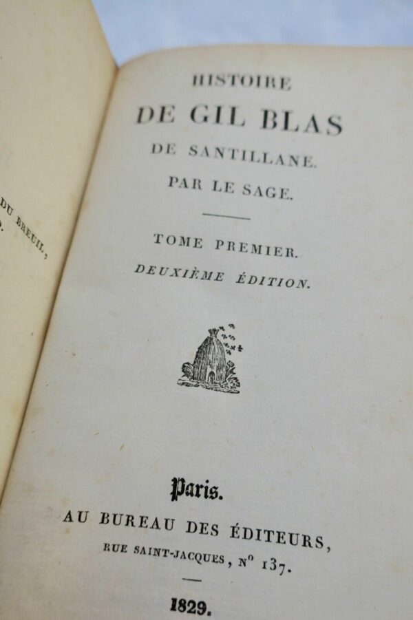 Le Sage Histoire de Gil Blas de Santillane MINI 1829 – Image 5