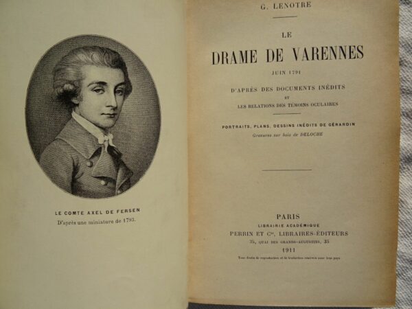 Lenotre Le Drame de Varennes Juin 1791 d`apres des Documents inédits – Image 7