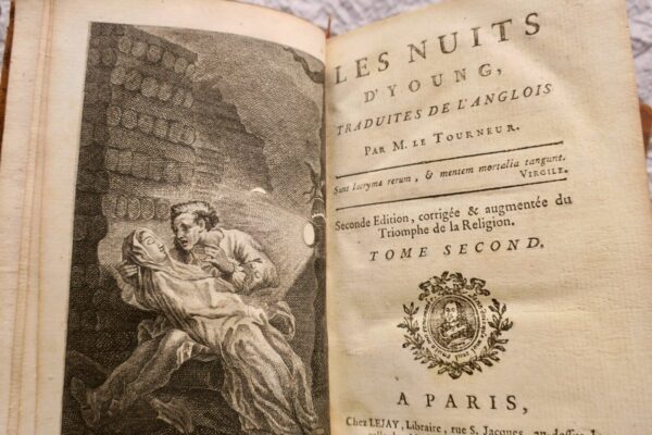 Les Nuits d'Young; traduites par M. Le Tourneur 1769 – Image 7