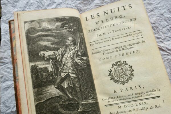 Les Nuits d'Young; traduites par M. Le Tourneur 1769 – Image 10