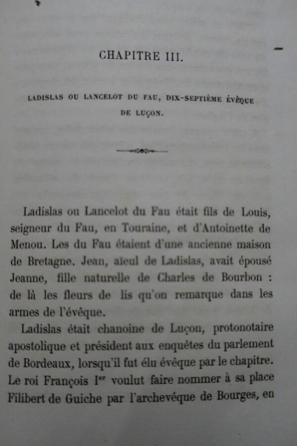  L'histoire des moines et des evêques de Luçon 1869 – Image 5