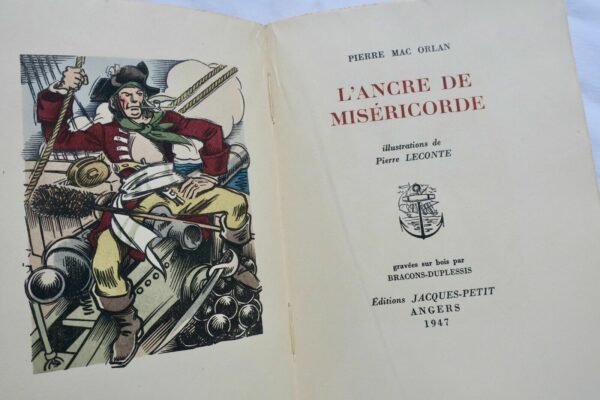 MAC ORLAN L'ancre de miséricorde. Illustrations de Pierre Leconte – Image 7