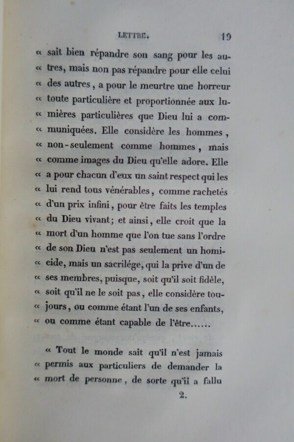 MAISTRE Sur les Délais de la justice divine dans la punition Lettres à un 1852 – Image 5