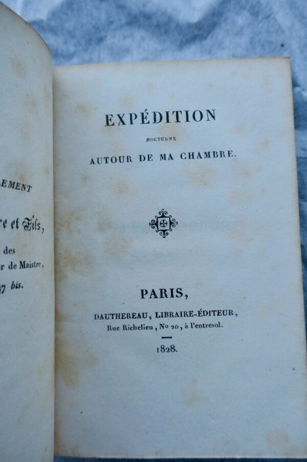 MAISTRE (Xavier) Oeuvres Voyage autour de ma chambre...ex-libris de A. de MUSSET – Image 7