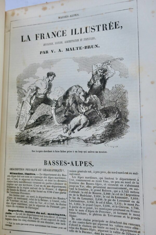 MALTE-BRUN La France illustrée. Géographie, histoire, administration... 1855 – Image 15