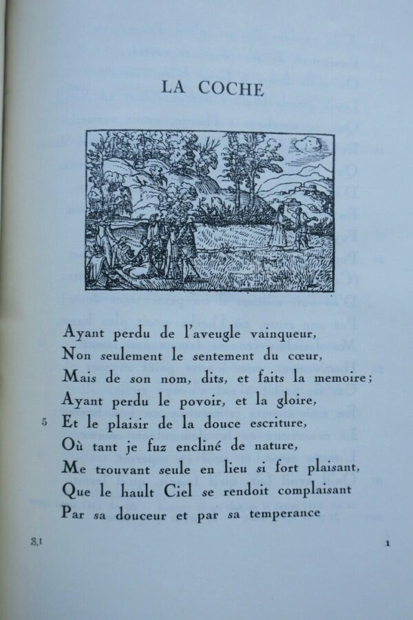 MARGUERITE DE NAVARRE LA COCHE TEXTE DE L'EDITION DE 1547 avec les variantes