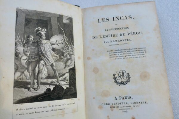 MARMONTEL Les INCAS ou la destruction de l'Empire du PEROU 1824 – Image 6