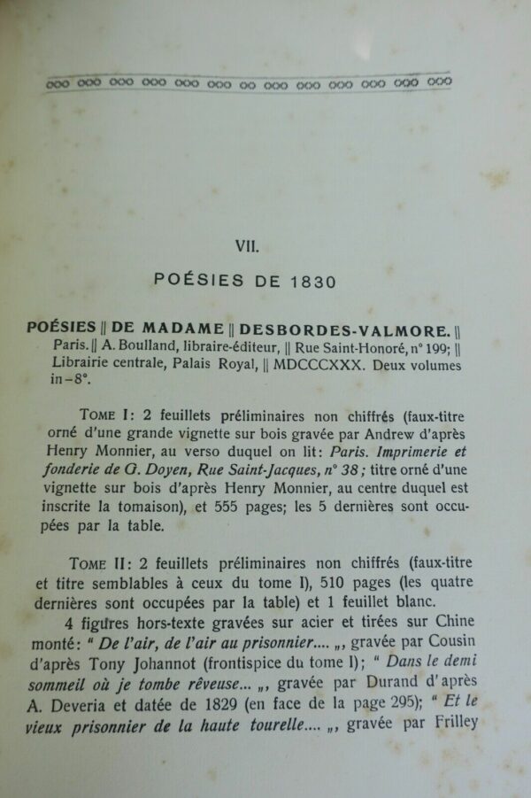 Marceline Desbordes-Valmore d'après des documents inédits Poésie – Image 5