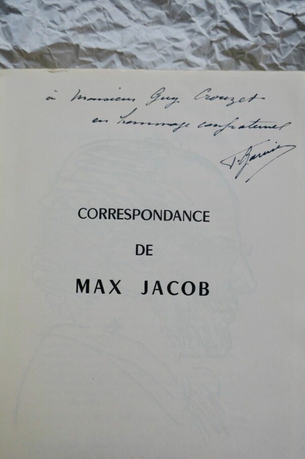 Max Jacob. TOME I : Quimper - Paris 1876-1921 + dédicace – Image 6