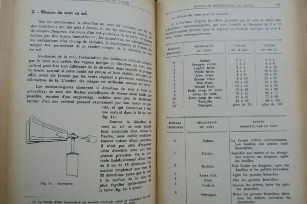 Météo MANUEL DE METEOROLOGIE DU PILOTE1939 – Image 6