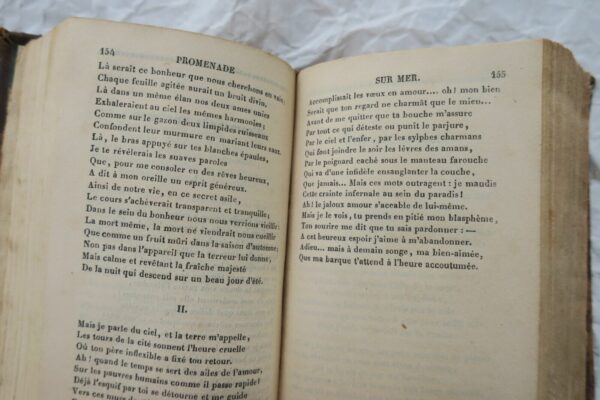 Mini Dumas, Lamartine Poesies par Jean Reboul de Nimes 1836.. + Amour et foi – Image 5