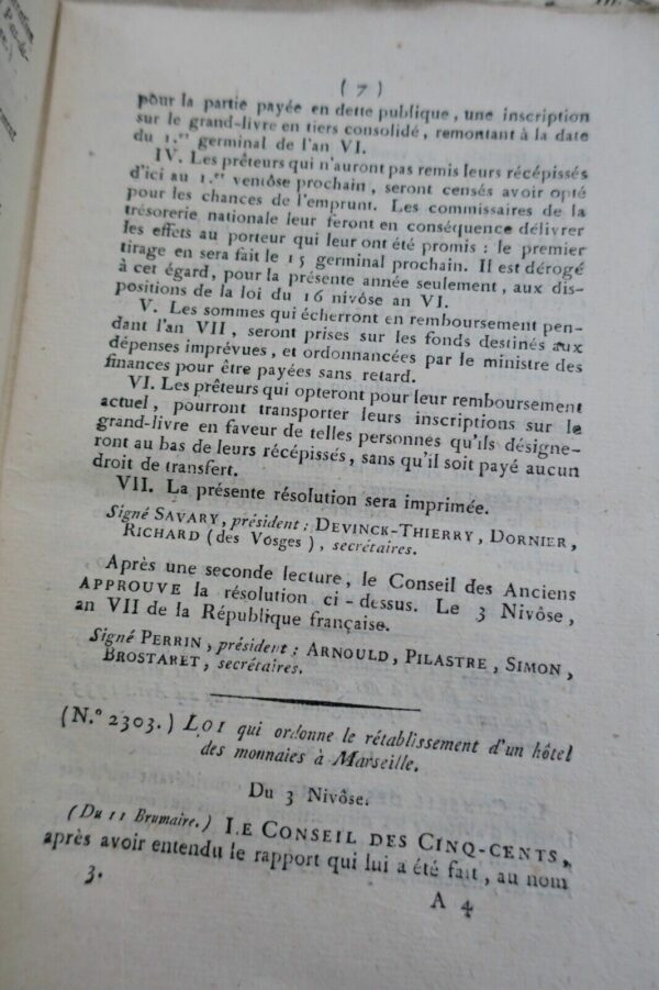 Monnaie bulletin des lois de la république REVOLUTION – Image 8