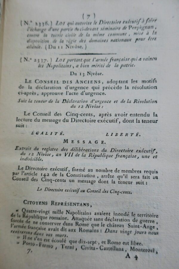 Monnaie bulletin des lois de la république REVOLUTION – Image 10