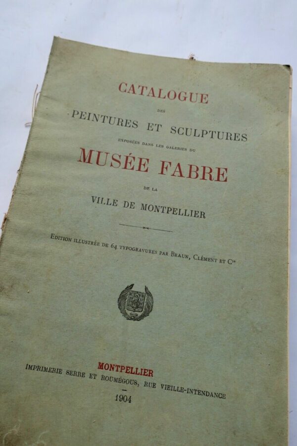 Montpellier Catalogue des peintures... musée Fabre 1904 – Image 4