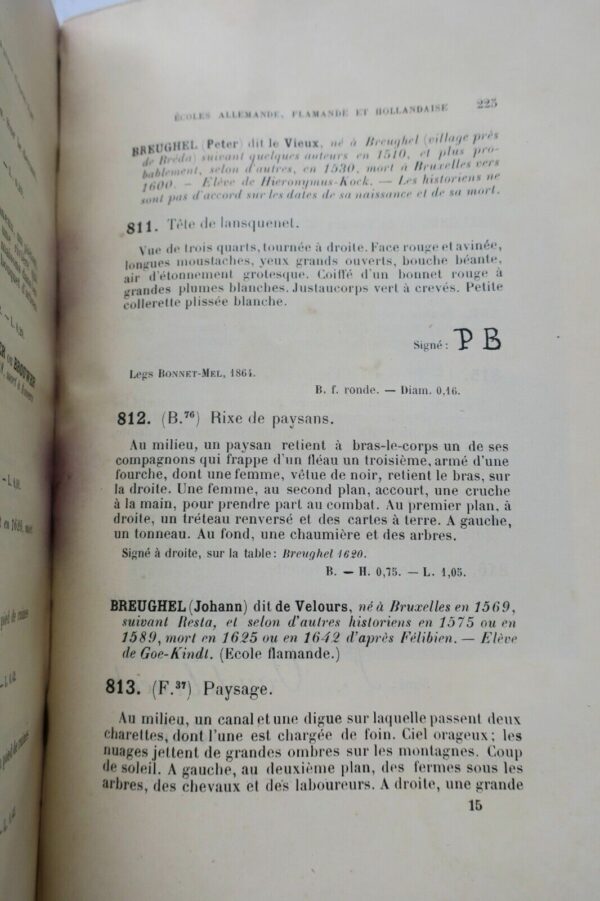 Montpellier Catalogue des peintures... musée Fabre 1904 – Image 5