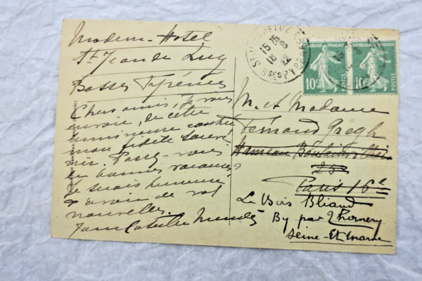 Mrs. Catulle-Mendes Autographed Handwritten Letters – Image 16