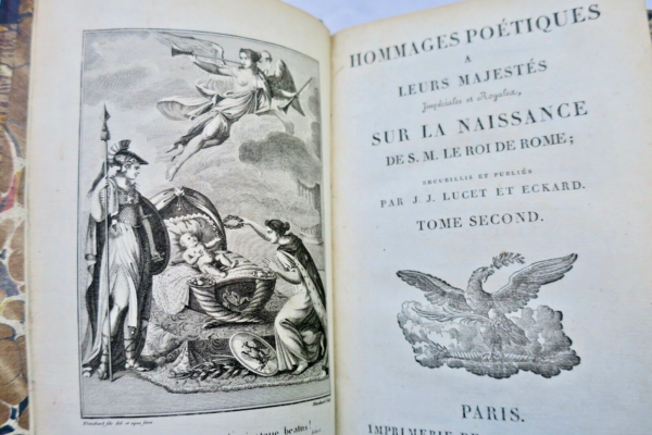 Napoléon Hommages poétiques.. Impérial.. naissance du roi de Rome 1811