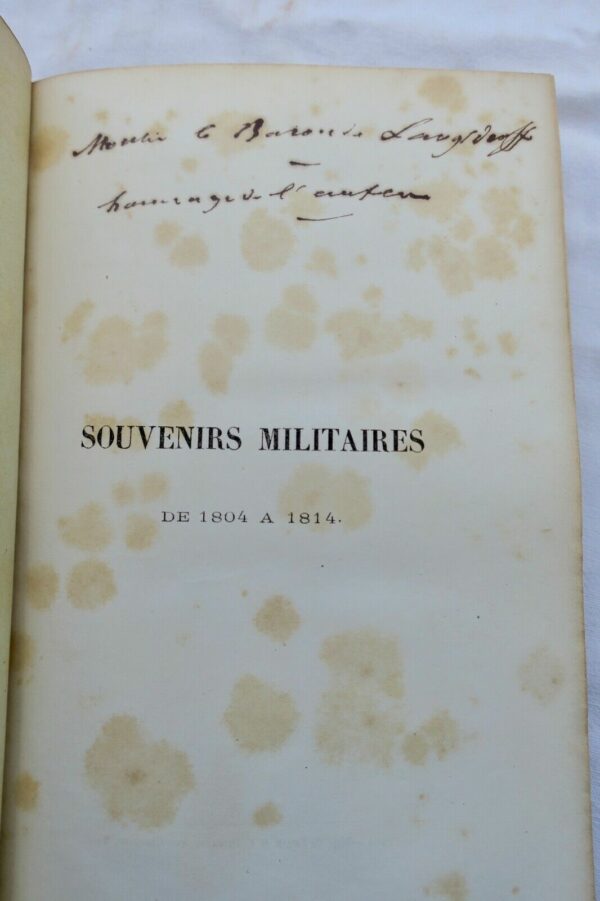 Napoléon duc de Fézensac Souvenirs militaires de 1804 à 1814 – Image 7