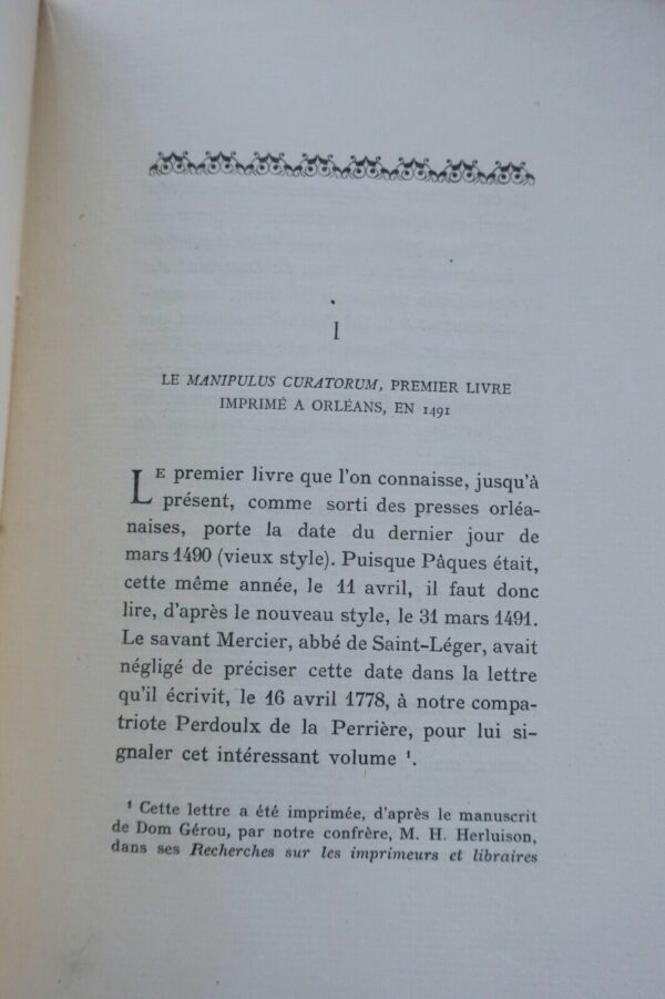 Orléans LES DEBUTS DE L'IMPRIMERIE A ORLEANS 1884 – Image 6