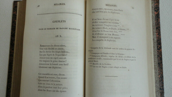 PARNY Oeuvres choisies d'Evariste Parny  1826 – Image 6