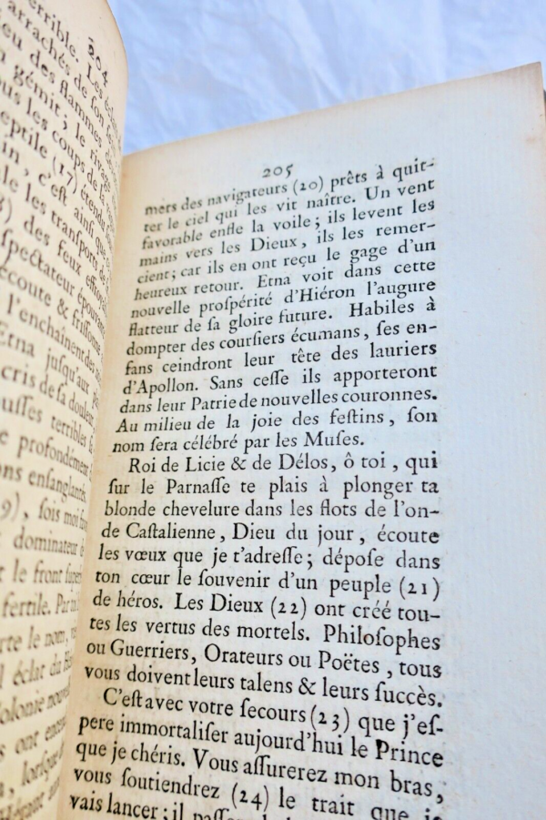 PINDARE  Nouvelle traduction des quelques odes de Pindare 1776 – Image 5