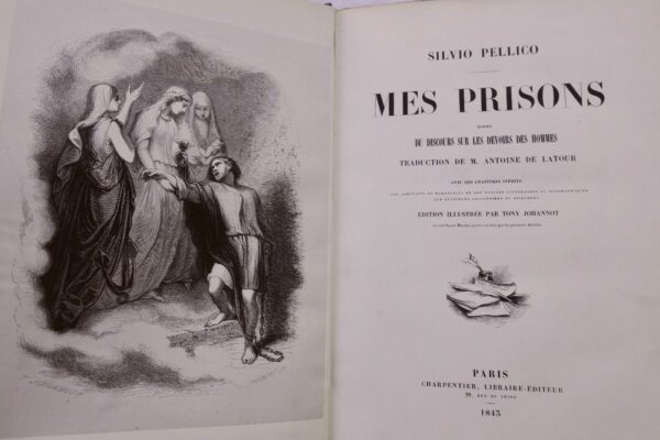 Pellico Mes prisons. Suivies du discours sur les devoirs des hommes EO 1843 – Image 12