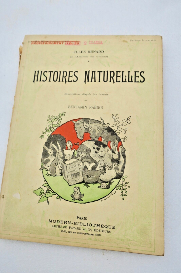 RENARD Jules Histoires naturelles RABIER