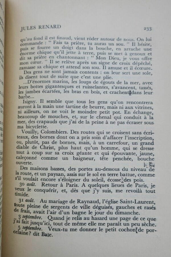 RENARD (Jules)  Journal Inédit 1887-1895, 1896-1899, 1900-1902, 1903-1905 – Image 5