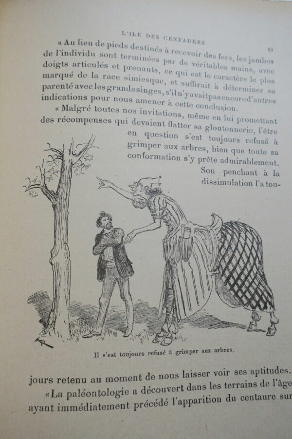 ROBIDA, ( Albert ) L'ILE DES CENTAURES. Texte et dessins de A. Robida – Image 6