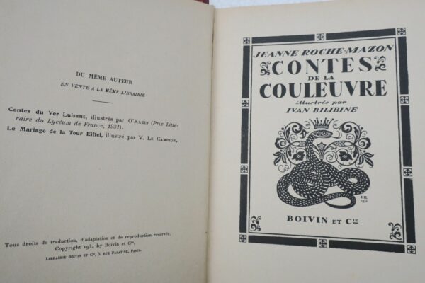 ROCHE-MAZON (Jeanne). Contes de la Couleuvre. Illustrations de Bilibine – Image 8