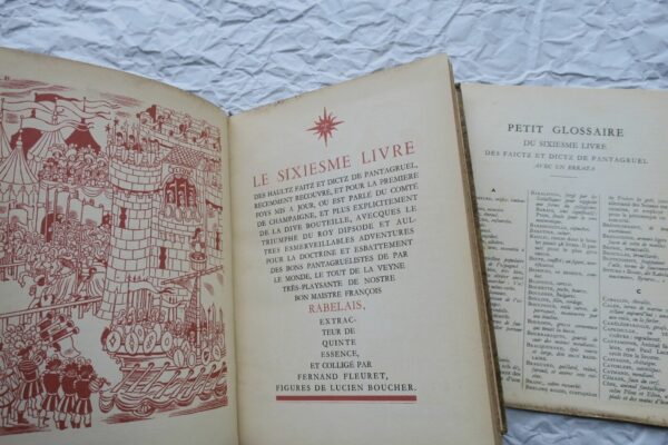 Rabelais  Le sixiesme livre des haultz faitz et dictz de Pantagruel 1933 – Image 3