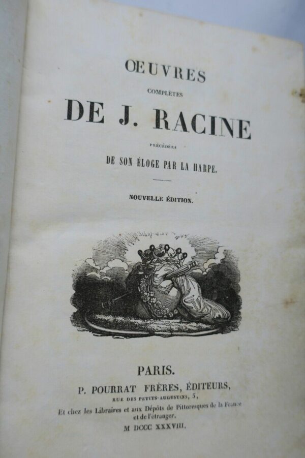 Racine, Jean Oeuvres complètes 1838 – Image 5