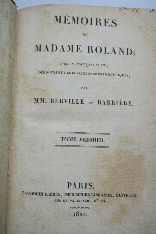 Révolution Mémoires relatifs à la Révolution Française 182 – Image 7