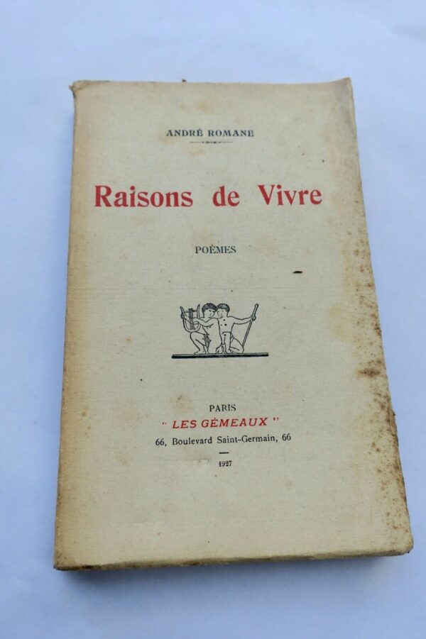 Romane Raisons de vivre + envoi – Image 3