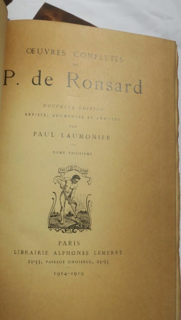 Ronsard Laumonier Lemerre – Image 4