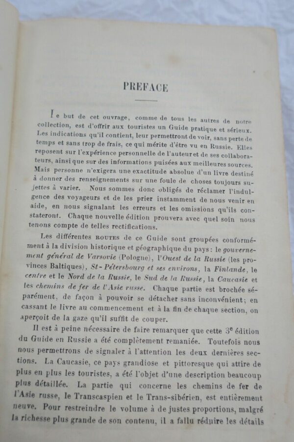 Russie Karl Baedeker. Russie - Manuel de Voyageur 1902 – Image 5