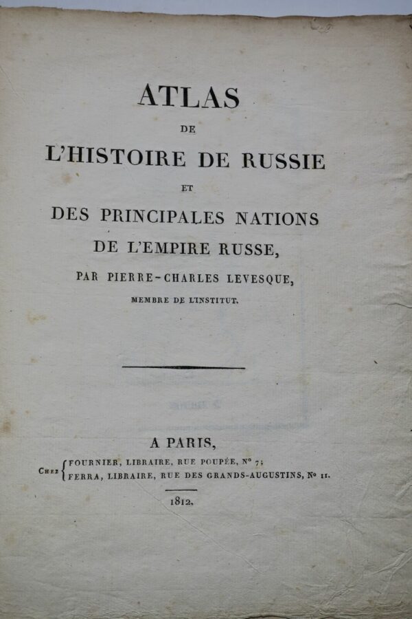 Russie LEVESQUE Atlas de l'Histoire de Russie, et des principales nations de ... – Image 4