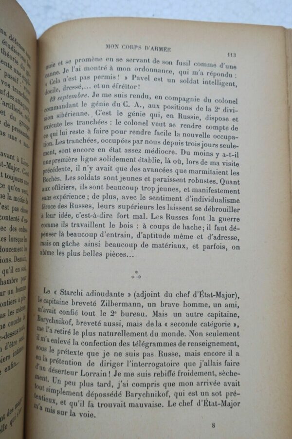 Russie MEMOIRES DE RUSSIE - HISTOIRE DE LA GUERRE MONDIALE  1921 – Image 5