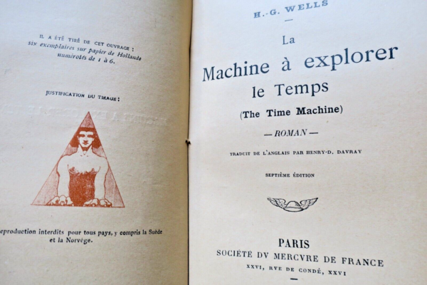 SF WELLS La Machine à explorer le temps (The Time machine) 1906