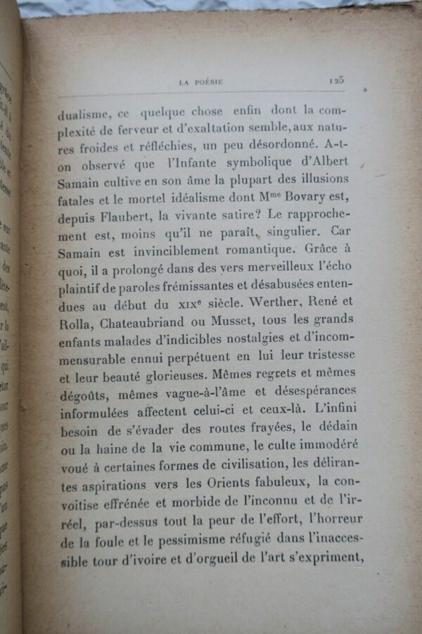 Samain Albert Samain, sa vie, son oeuvre, préface de Francis Jammes + dédicace – Image 5