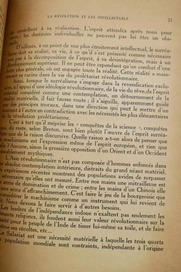 Surréalisme (Naville, Pierre) La Révolution et les intellectuels 1926 – Image 3