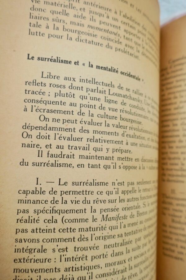 Surréalisme (Naville, Pierre) La Révolution et les intellectuels 1926 – Image 4