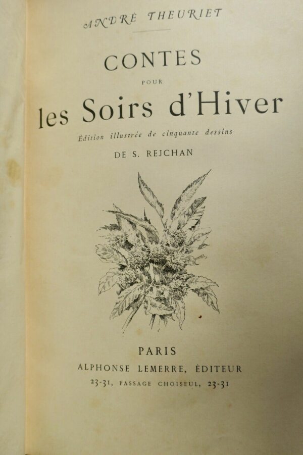 THEURIET, André Contes pour les Soirs d'Hiver – Image 9