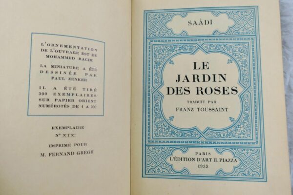 TOUSSAINT  Le Jardin des Roses 1/300 – Image 10